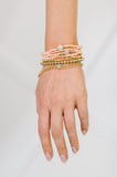 Rose & Radiance Bracelet Set in Pink and Gold