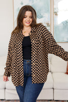 Safe Secrets Checkered Shacket