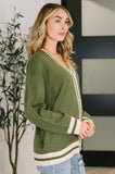 Something Simple Full Front Button Down Cardigan