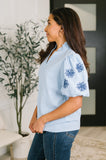 That Easy Notch Neck Blouse