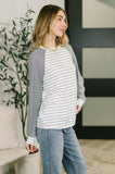 That's What I Like Raglan Patchwork Long Sleeve Top