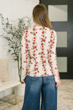 Under My Impression High Neck Floral Top