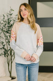 Wondering Aloud Patchwork Long Sleeve Top- 3/3/2026 NEW