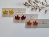 The Falling Leaves Clay Earrings