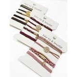 Boho Inspired Hair Tie Bracelets