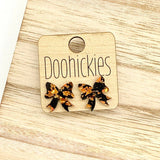 Purple Witch Hat Studs