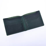 Leather Wallet,  Bifold Wallet, Handmade Wallet for Men: Black