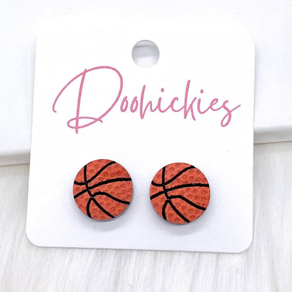 Basketball Studs -Sports Earrings