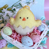 Baby Chick in Egg Easter Ornament, Easter Decor