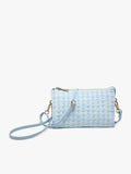Riley Gingham Monogrammable 3 Compartment Crossbody/Wristlet