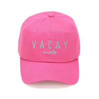 Vacay Mode Hot Pink Cap