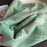 Checkerboard Winter Warm Cashmere Feel Scarf_CWASC03262
