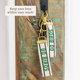 Philly Go Birds Striped Keychain | Bag Charm | Key Ring