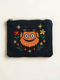 Hockey Mascot Embroidered Pouch Wallet Philadelphia Philly