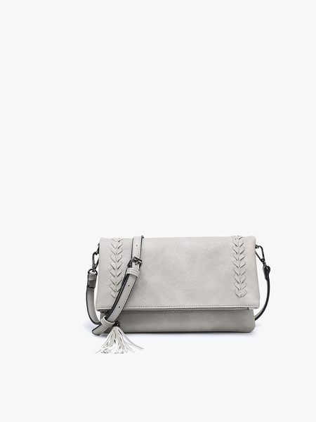 Isadora Whipstitch Crossbody w/ Tassel Zip