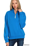 Fleece Half Zip Sweatshirt