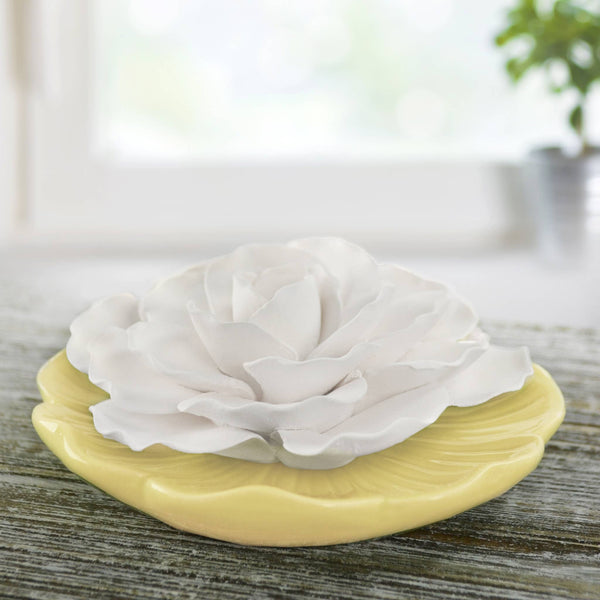 LIMITED EDITION Sunshine Plate - Ceramic Flower Diffuser