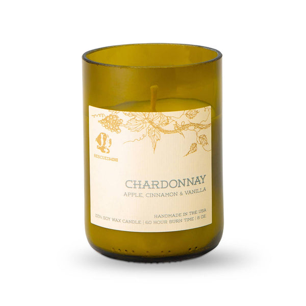 Rescued Wine Chardonnay Soy Candle