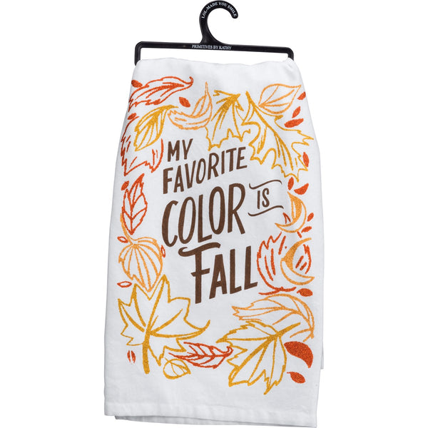 Kitchen Towel--My Favorite Color is Fall