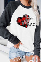 Be Mine Valentine's Day Long Sleeve Top