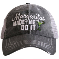 Margaritas Made Me Do It Trucker Hat