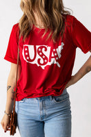 USA Graphic Round Neck T-Shirt