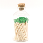 Emerald Green Small Safety Matches - Apothecary Jar