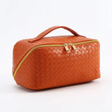 Quilted Patchwork Makeup Travel Case