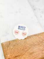 XOXO Candy Heart Signature Enamel Studs Earrings
