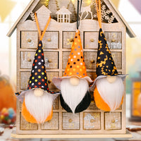 Assorted 2-Piece Halloween Element Gnome Hanging Widgets