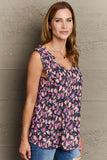 Hailey & Co Le Fleur Floral Printed Sleeveless Top
