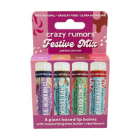 Festive Mix  -  4 Pack Lip Balm Gift Box (Limited Edition)