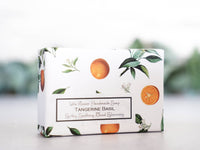 Tangerine Basil Handmade Soap: 6 oz