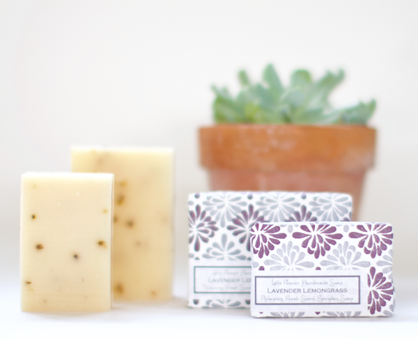 The Little Flower Soap Co. -- Lavender Lemongrass Handmade Soap