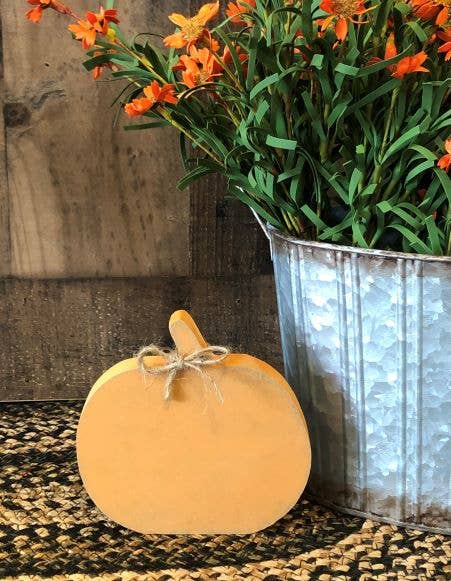 Primitive Fall Pumpkin Sitter