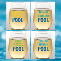 POOL Shatterproof Wine Glasses