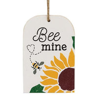 Bee Mine Wooden Tag Decoration