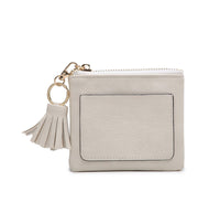 Tassel ID/card holder ~ Vegan Leather