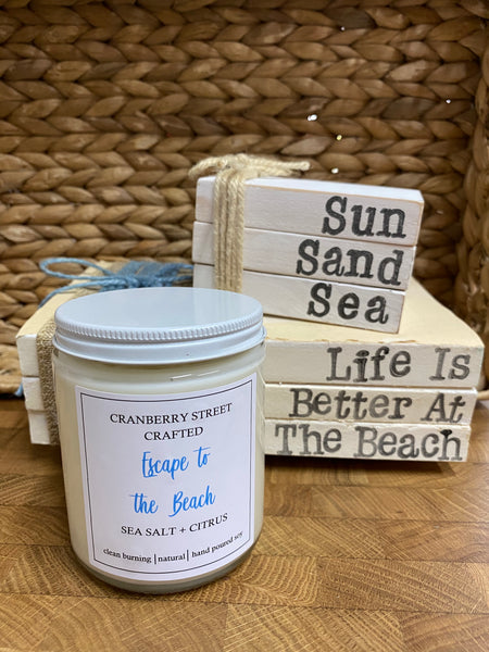 Escape to the Beach 8.5 Oz Jar Candle