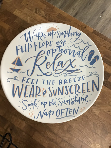 Wake Up Smiling Plate