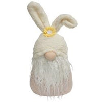 Fuzzy Bunny Floral Gnome