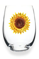 The Queens Jewels — Sunflower Stemless Wine Glass