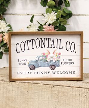 Cottontail Co. Sign