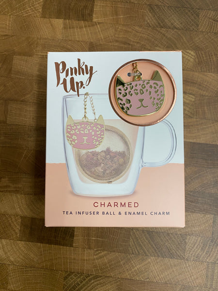 Charmed: Leopard Charm and Tea Ball by Pinky Up®