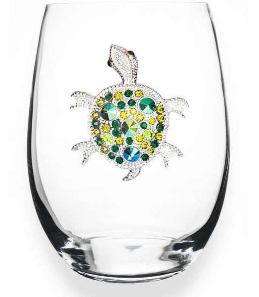 The Queens Jewels — Turtle Stemless Wine Glass