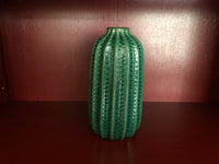 Textured Teal Vase--Tall